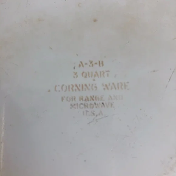 Vintage 60’s Corning Ware Blue Cornflower 3 Qt Casserole Dish A3B With Clear Lid - Picture 10 of 15
